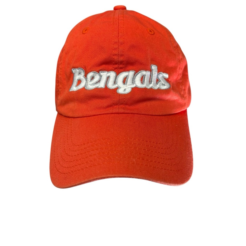 Bengals Embroidered Orange Hat My Town Original Adjustable Strapback 100% Cotton